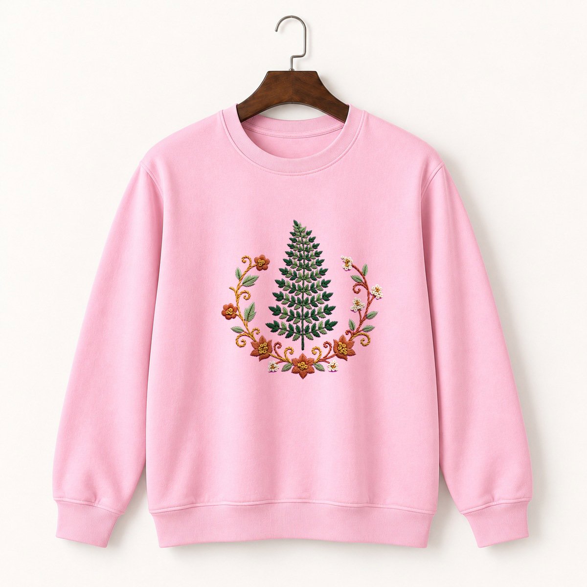 Fern Frond Crewneck Sweatshirt 4