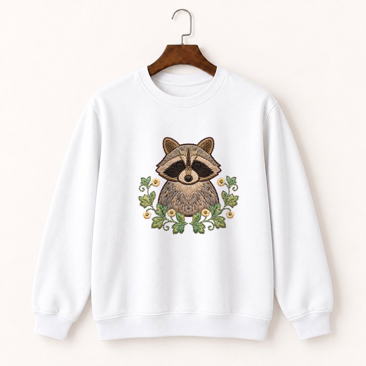 Raccoon Crewneck Sweatshirt 5