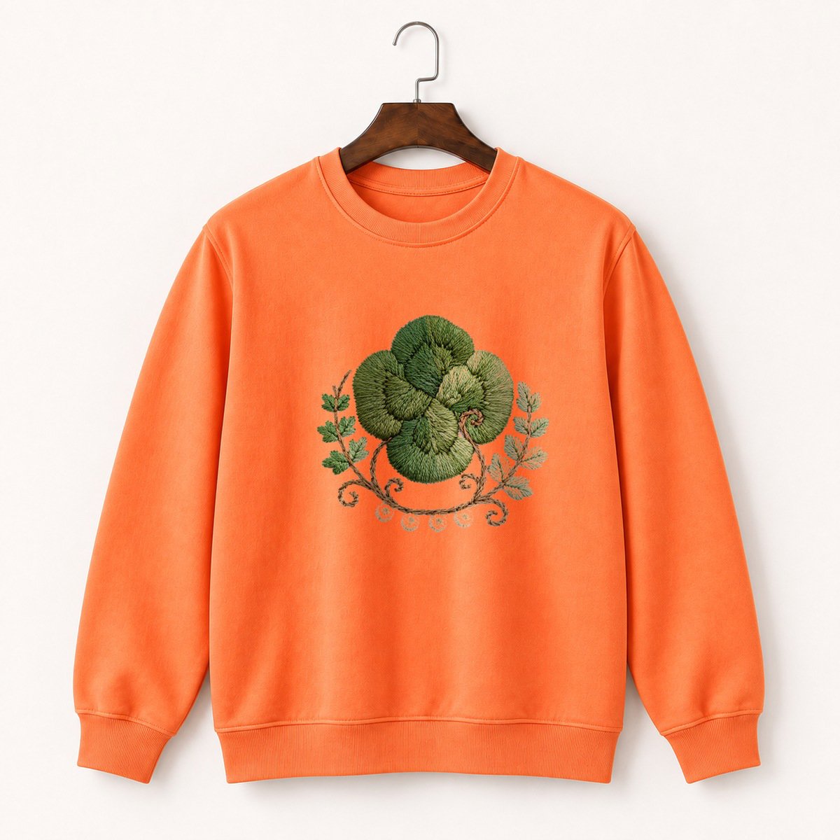 Woodland Moss Crewneck Sweatshirt 3