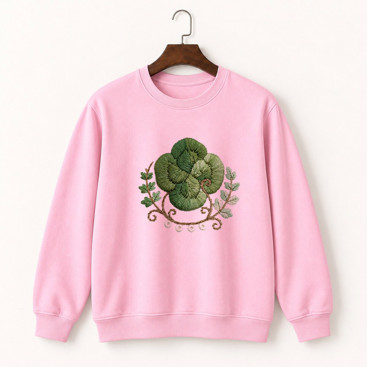 Woodland Moss Crewneck Sweatshirt 4