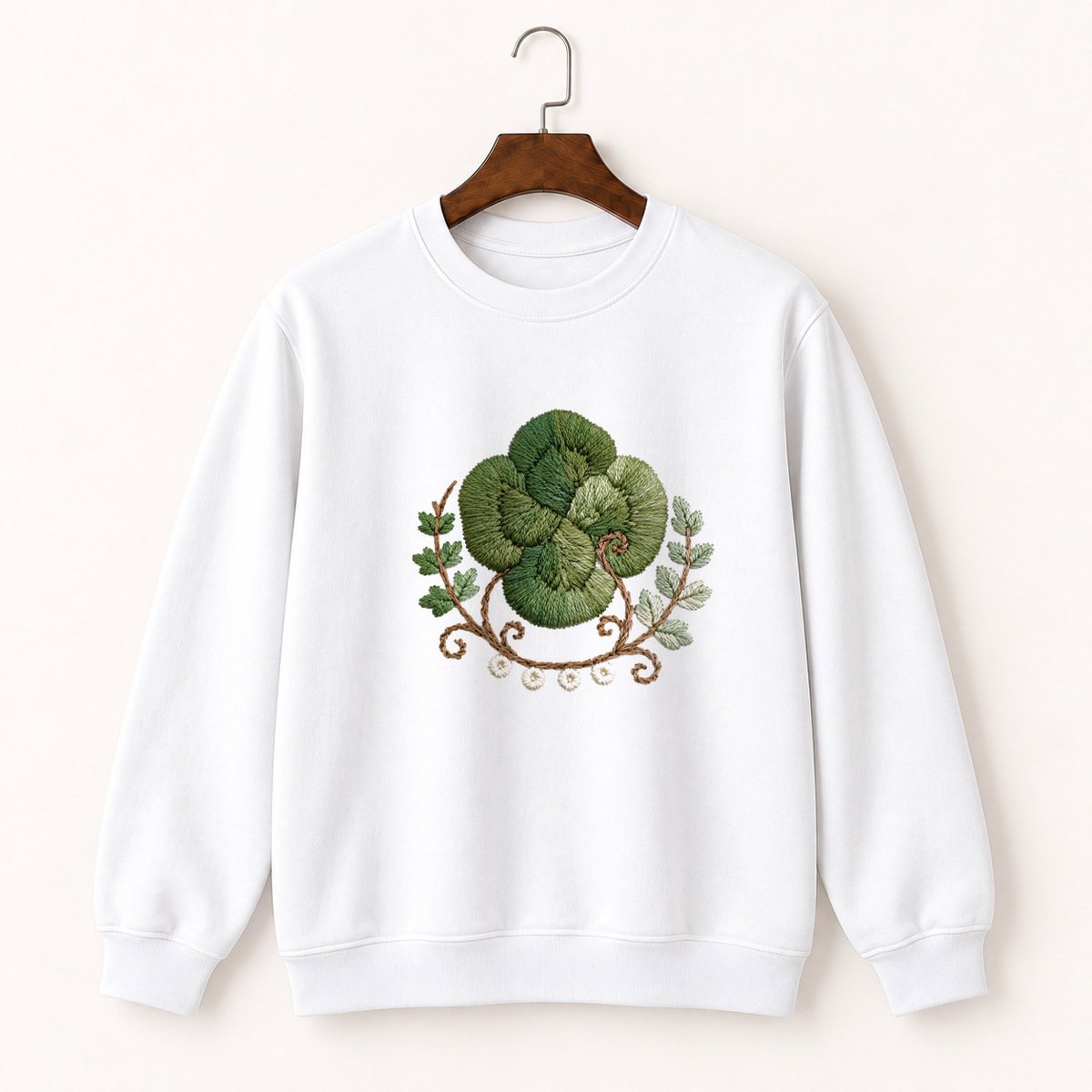Woodland Moss Crewneck Sweatshirt 5