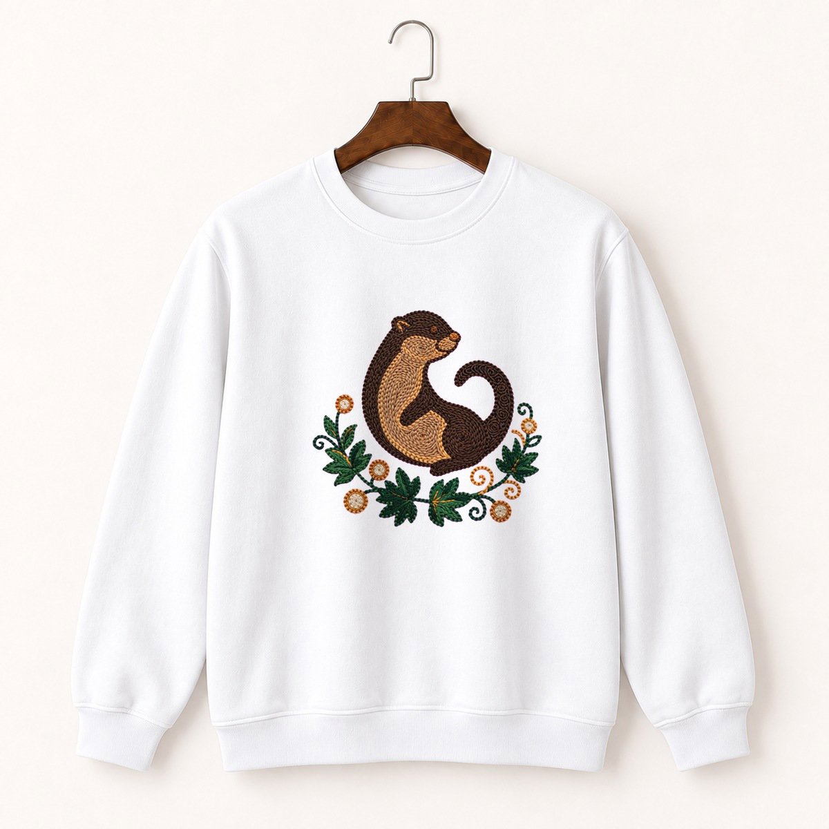 River Otter Crewneck Sweatshirt 5