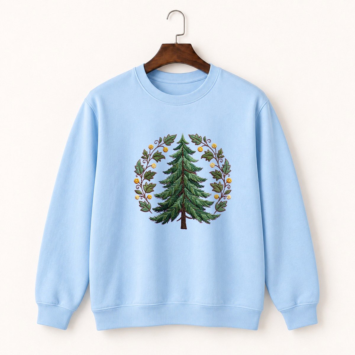 Douglas Fir Tree Crewneck Sweatshirt 1