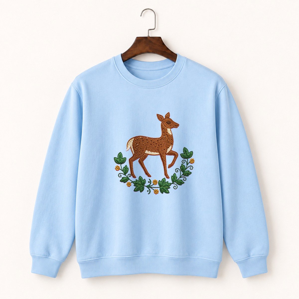 White-Tailed Deer Crewneck Sweatshirt 1