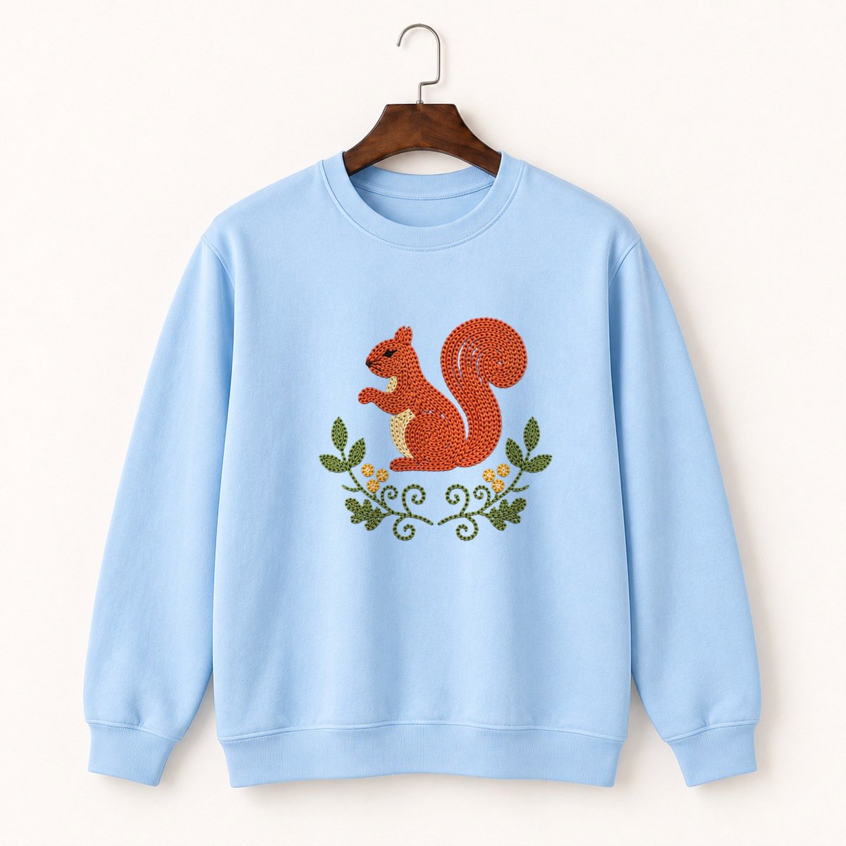 Red Squirrel Crewneck Sweatshirt 1