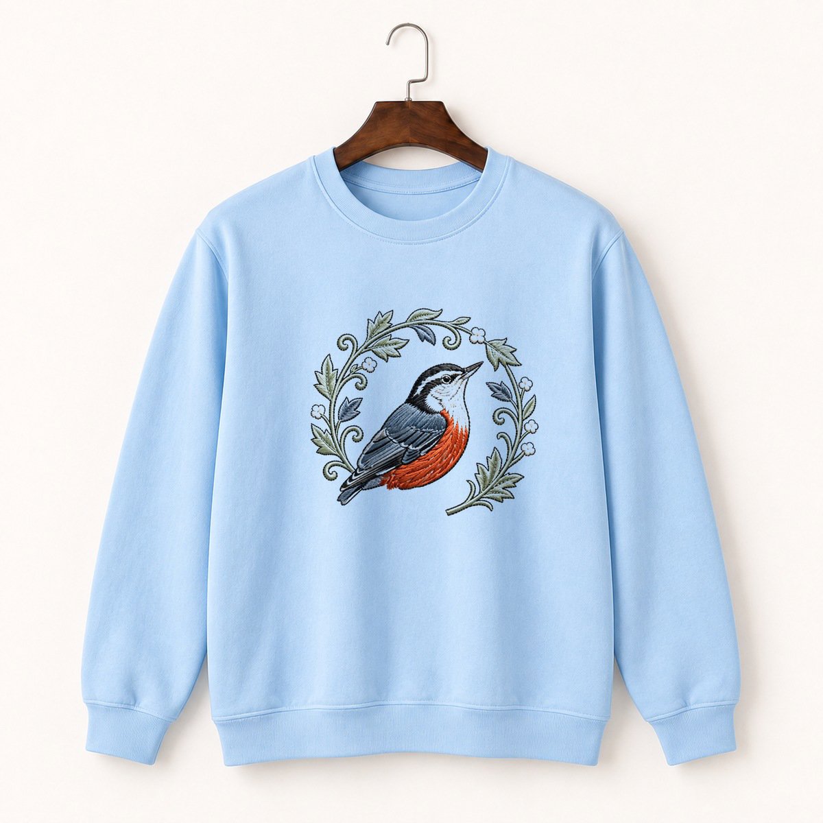 Red-Breasted Nuthatch Crewneck Sweatshirt 1