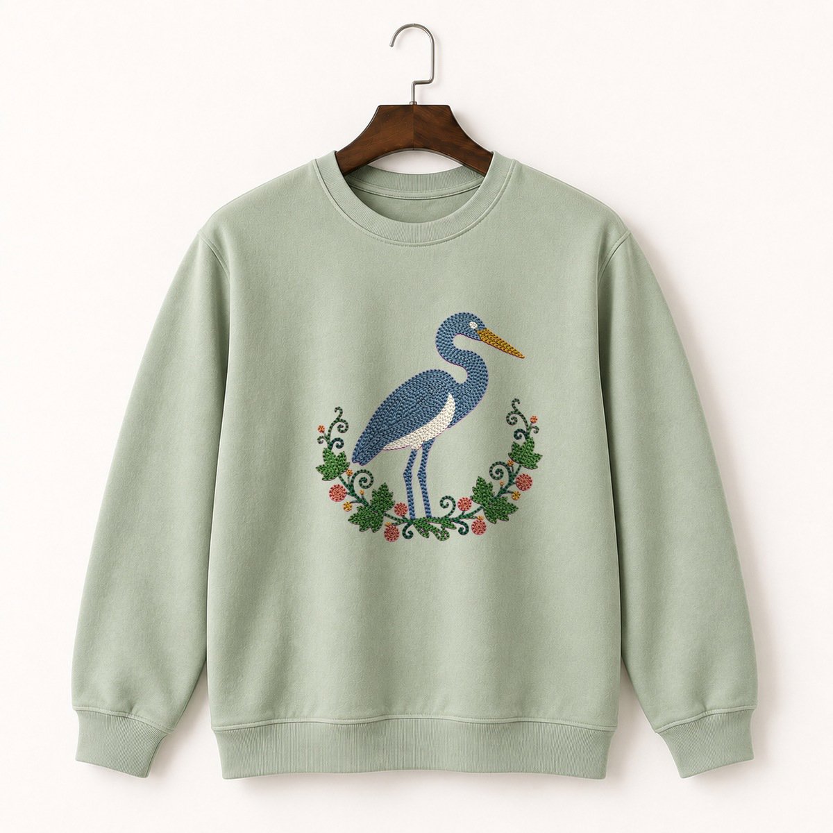 Great Blue Heron Crewneck Sweatshirt 2