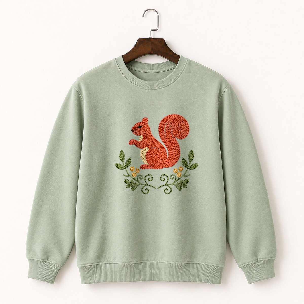 Red Squirrel Crewneck Sweatshirt 2