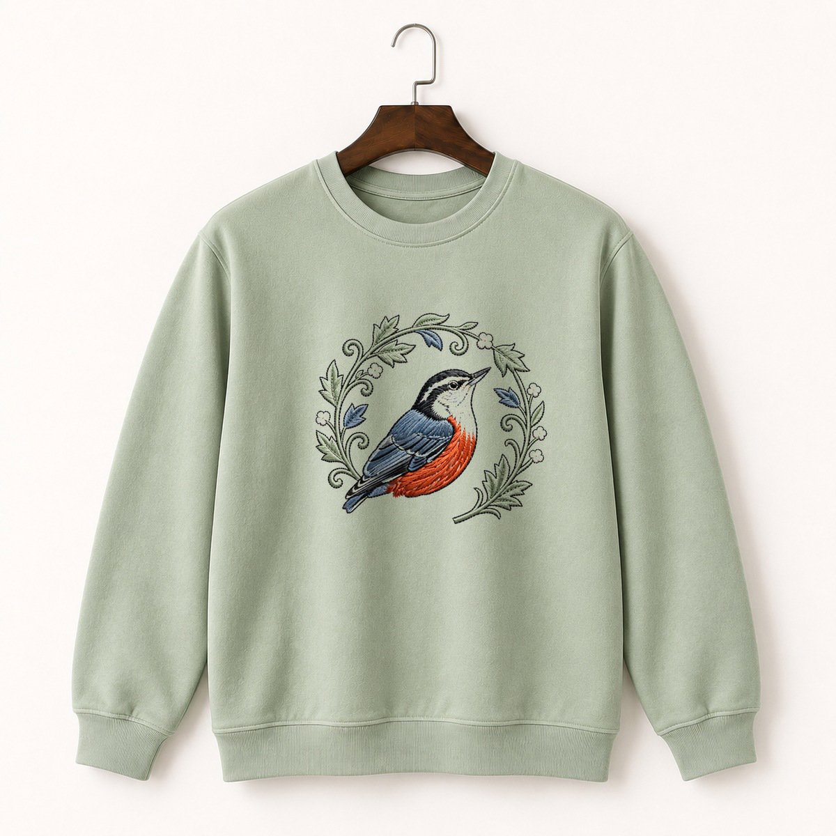 Red-Breasted Nuthatch Crewneck Sweatshirt 2
