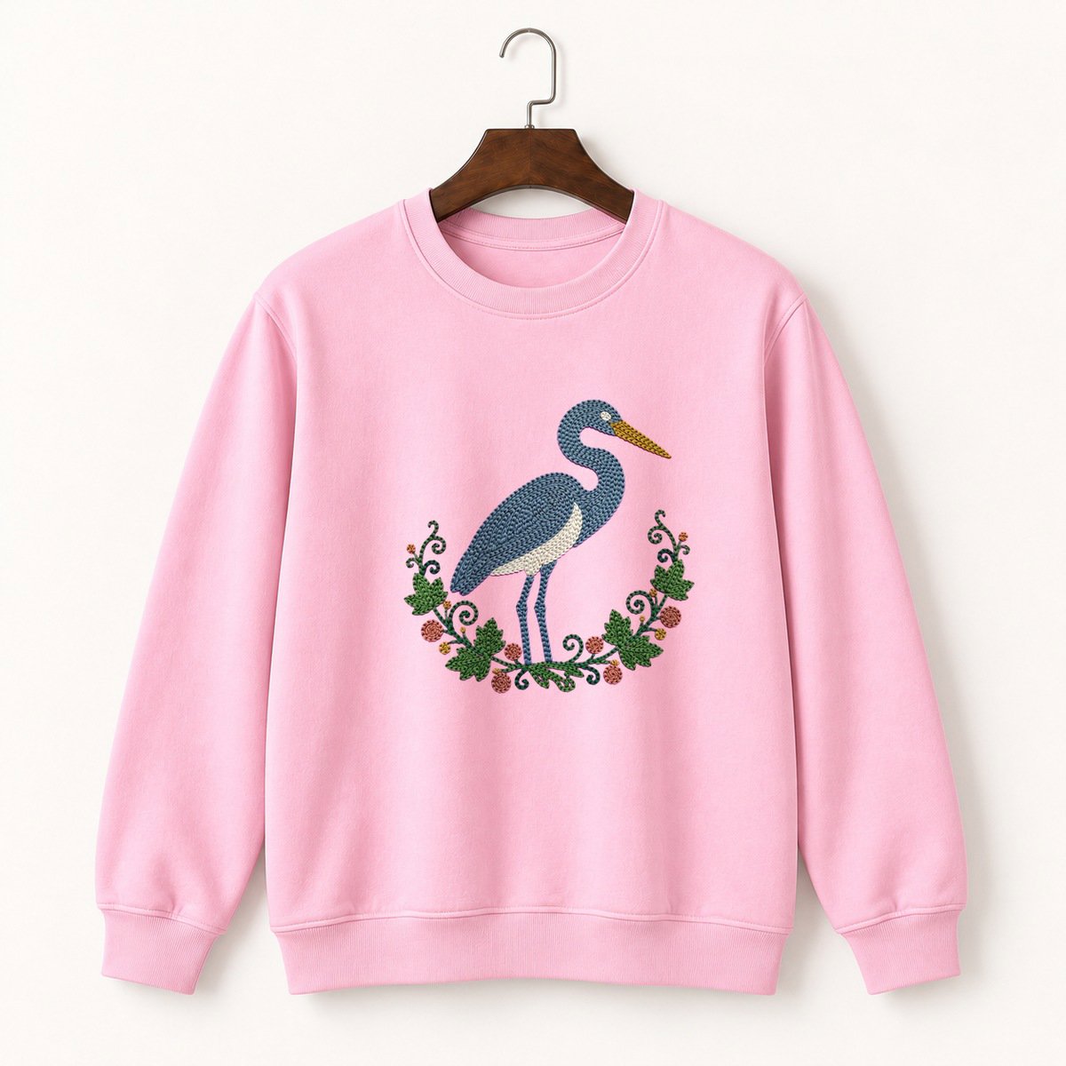 Great Blue Heron Crewneck Sweatshirt 4