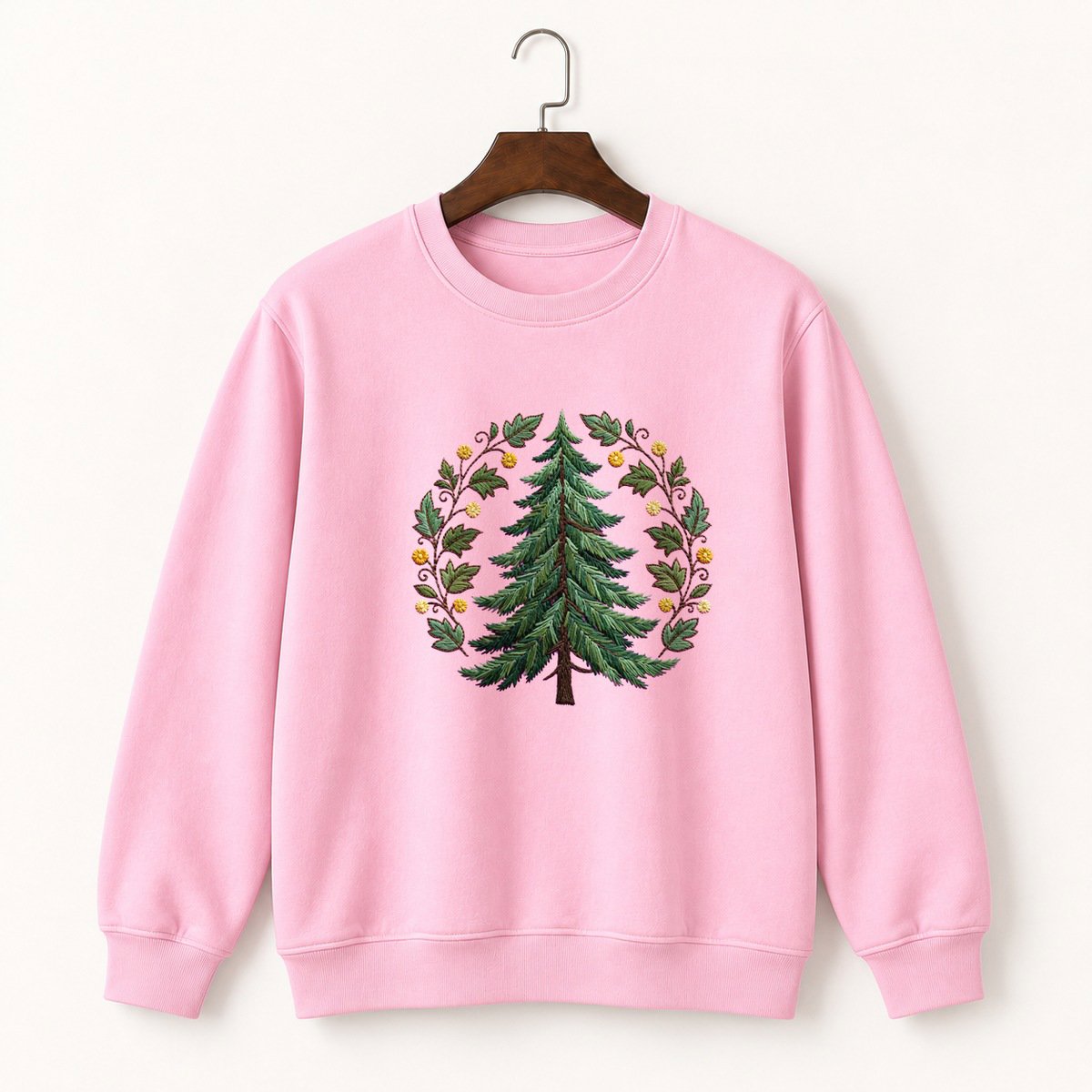 Douglas Fir Tree Crewneck Sweatshirt 4