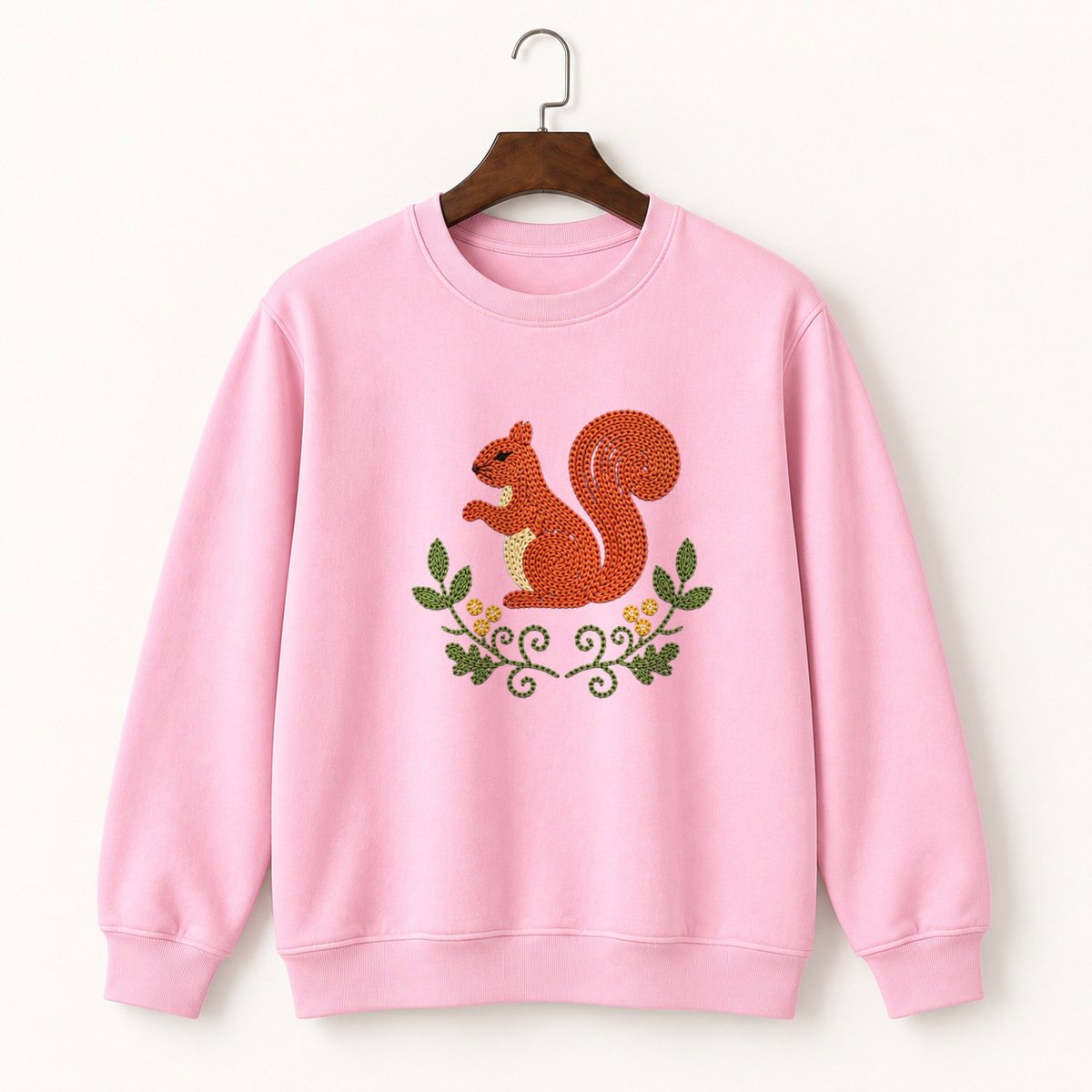 Red Squirrel Crewneck Sweatshirt 4