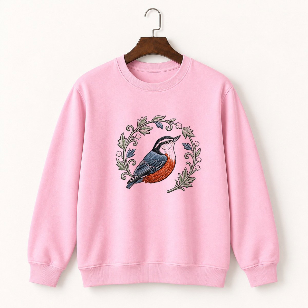 Red-Breasted Nuthatch Crewneck Sweatshirt 4