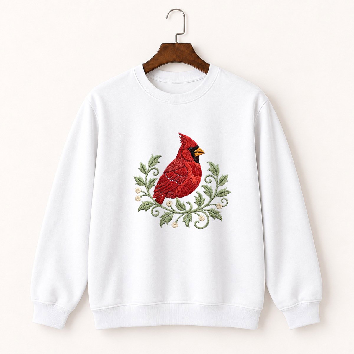 Northern Cardinal Crewneck Sweatshirt 5