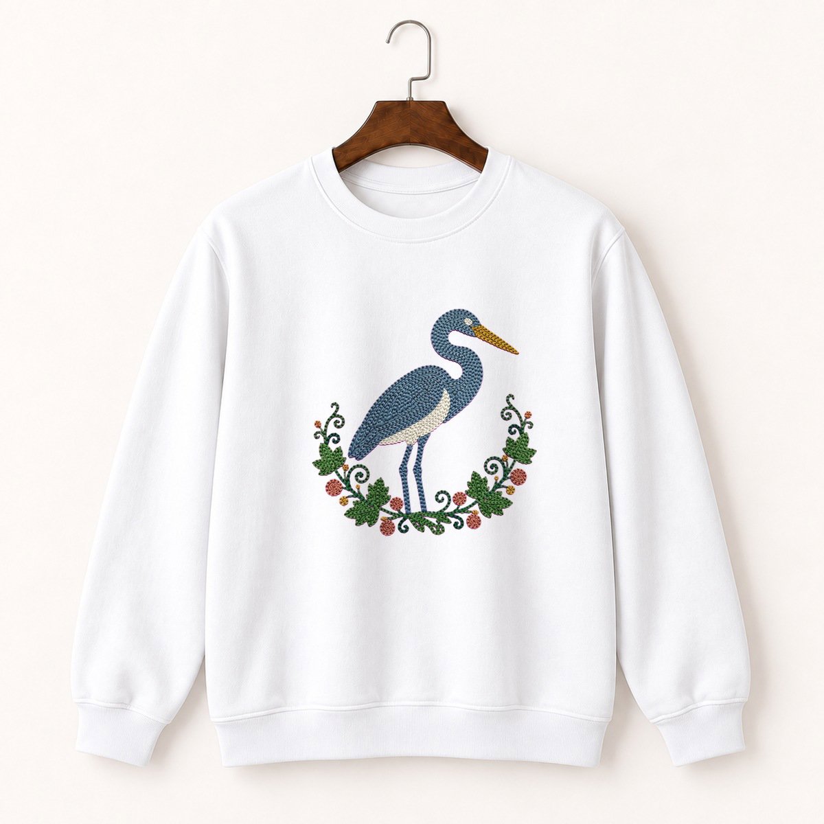 Great Blue Heron Crewneck Sweatshirt 5