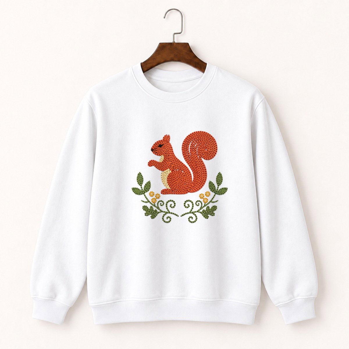 Red Squirrel Crewneck Sweatshirt 5