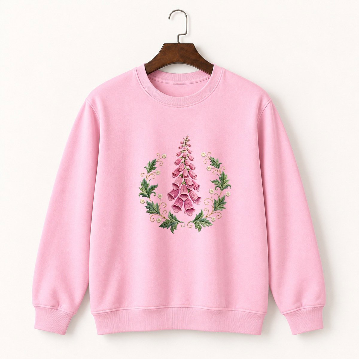 Foxglove Flower Crewneck Sweatshirt 4