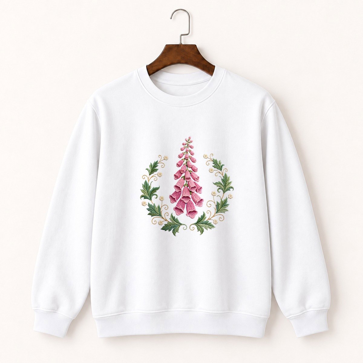 Foxglove Flower Crewneck Sweatshirt 5