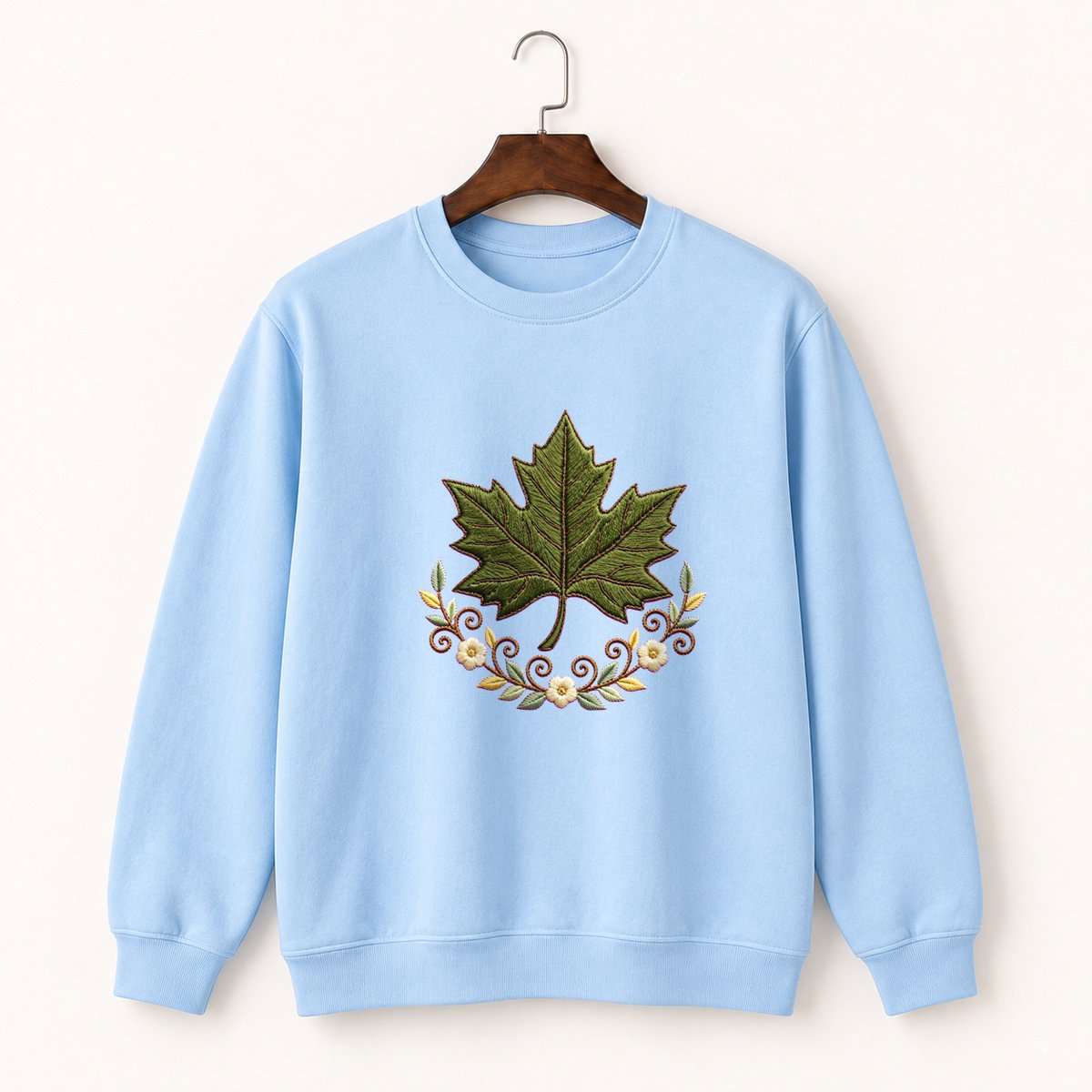Sycamore Leaf Crewneck Sweatshirt 1