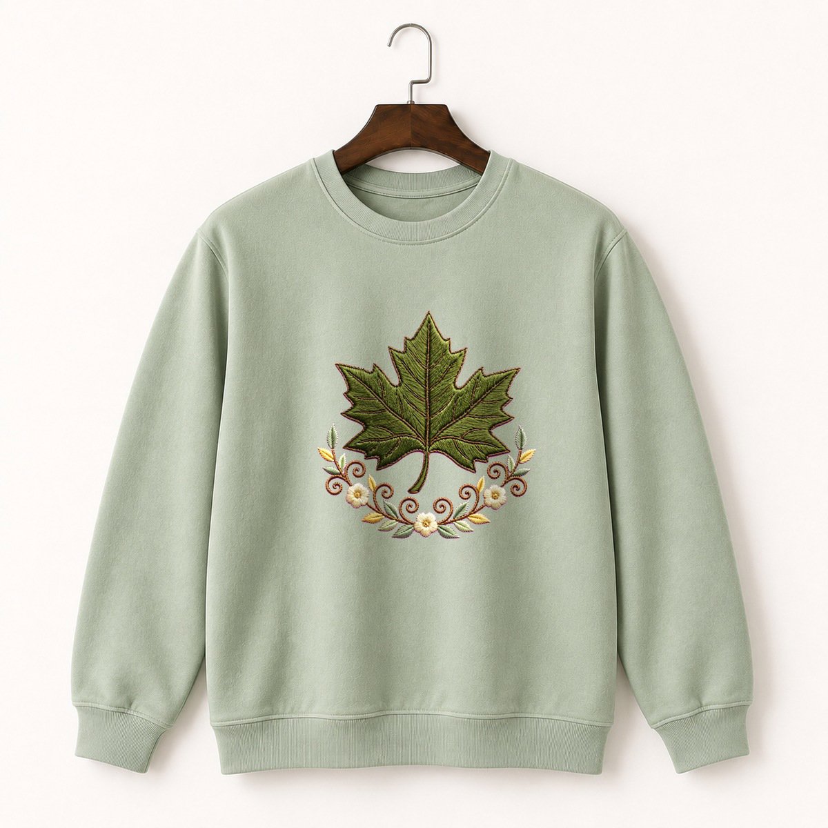 Sycamore Leaf Crewneck Sweatshirt 2