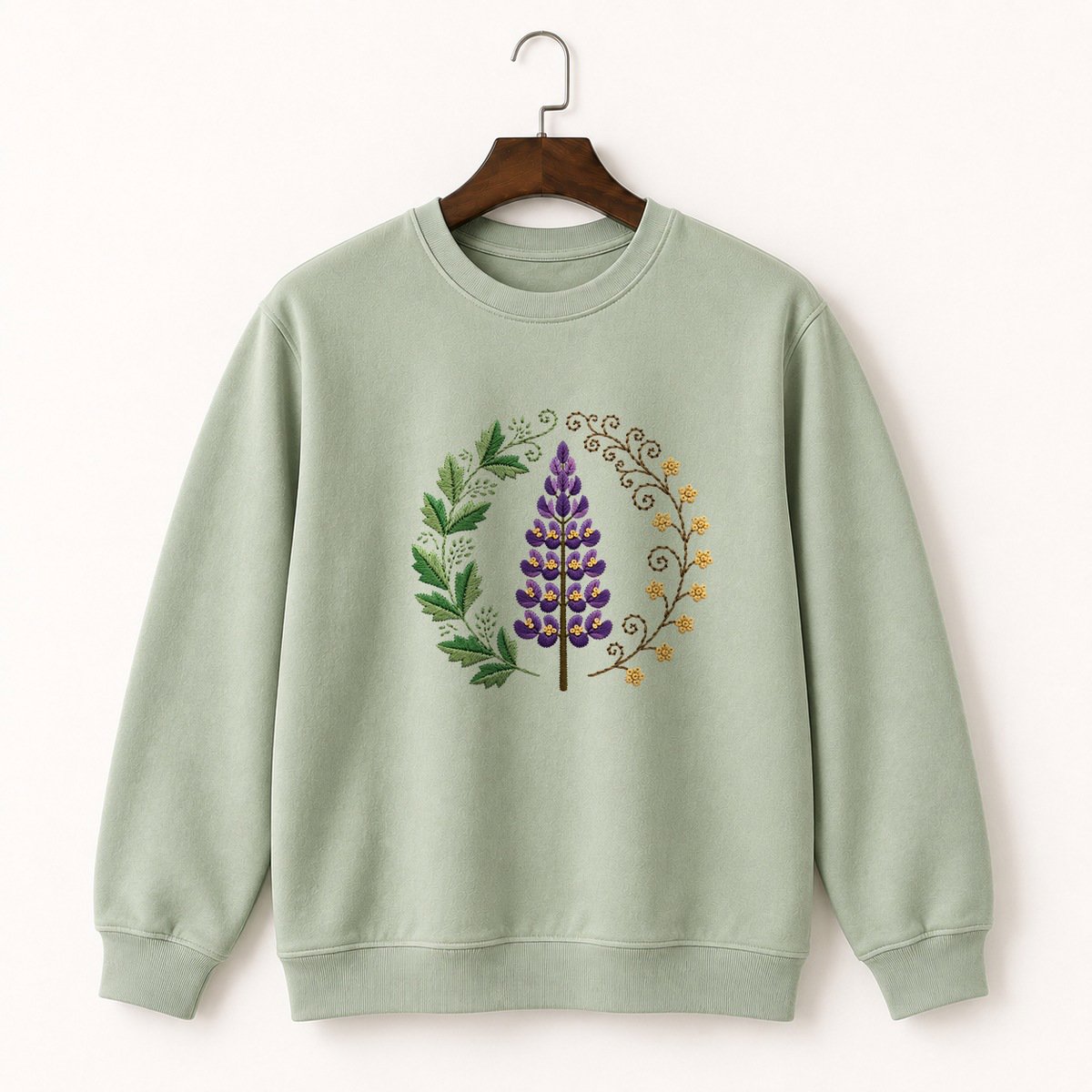 Wild Lupine Crewneck Sweatshirt 2