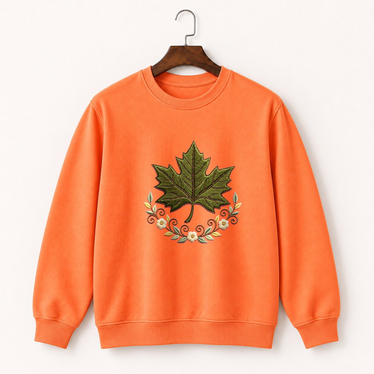 Sycamore Leaf Crewneck Sweatshirt 3