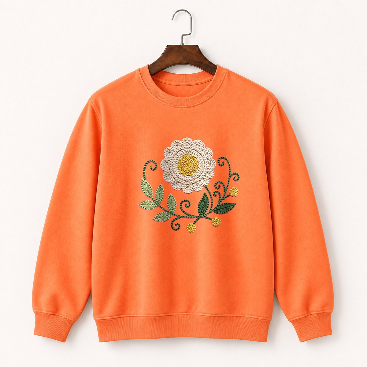 Yarrow Flower Crewneck Sweatshirt 3