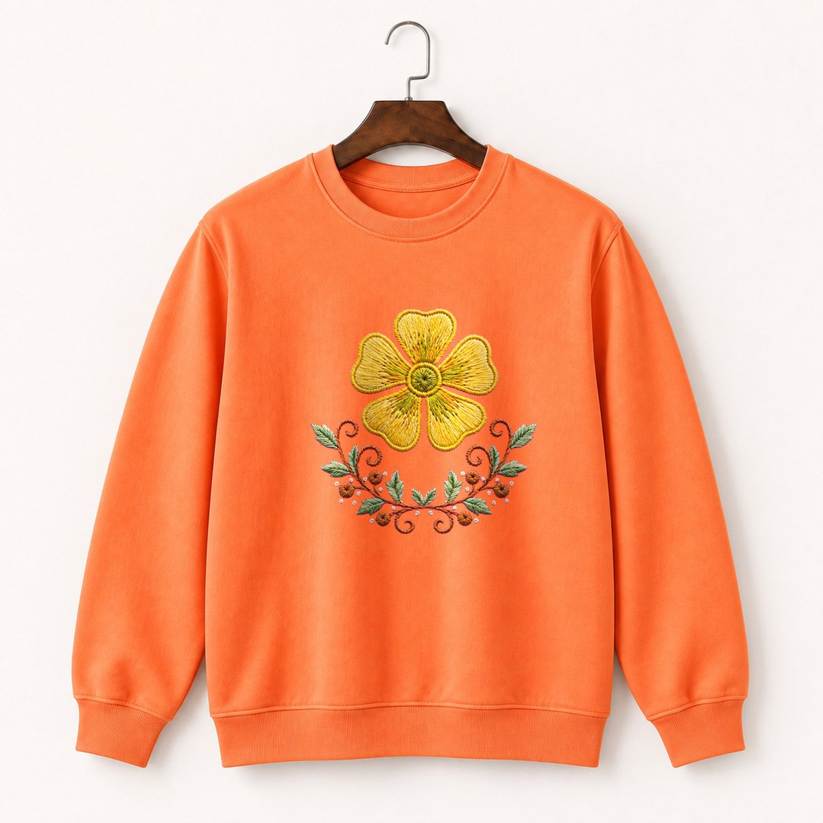 Buttercup Flower Crewneck Sweatshirt 3