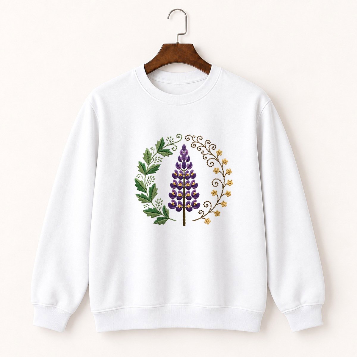 Wild Lupine Crewneck Sweatshirt 5