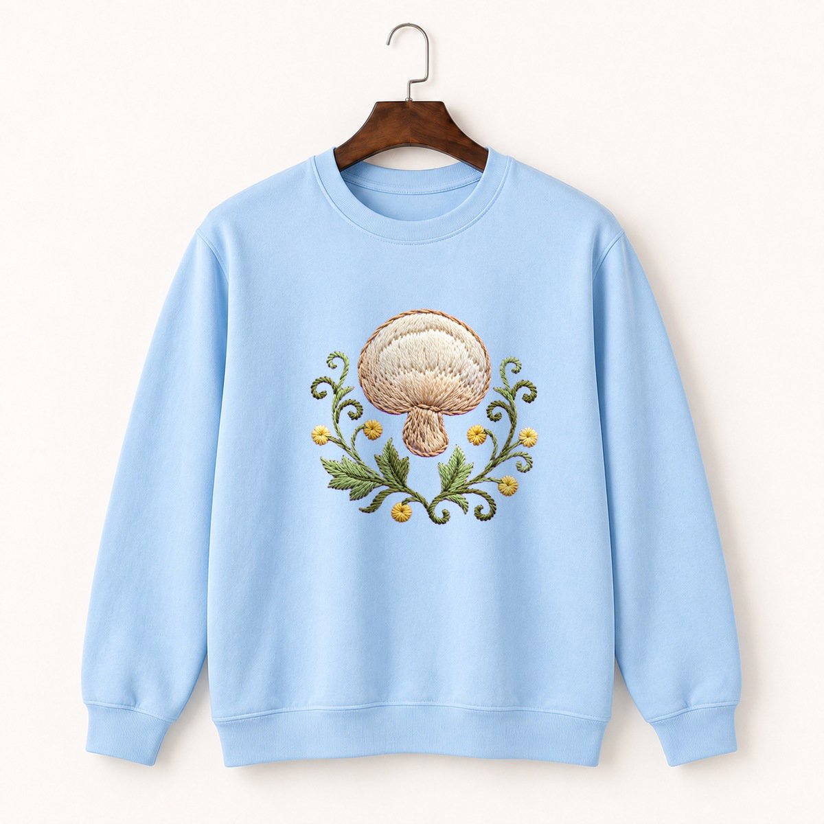 Puffball Mushroom Crewneck Sweatshirt 1