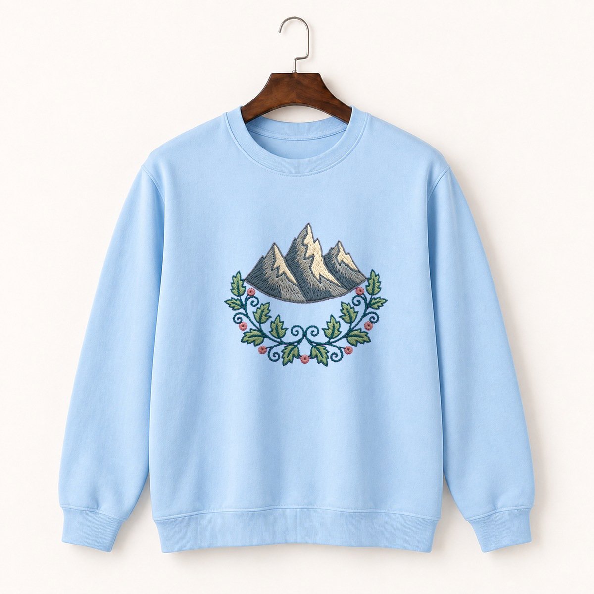 Grand Teton Mountains Crewneck Sweatshirt 1