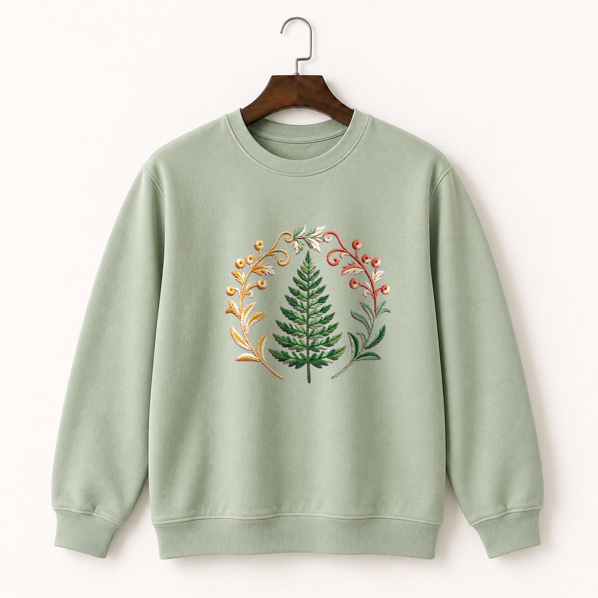 Fern Frond Crewneck Sweatshirt 2