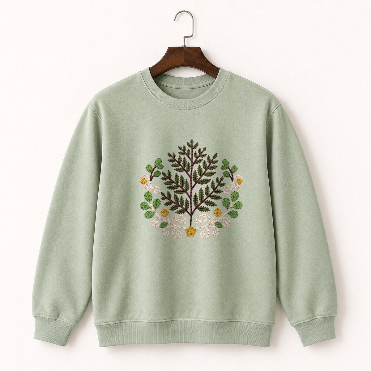 Cedar Sprig Crewneck Sweatshirt 2