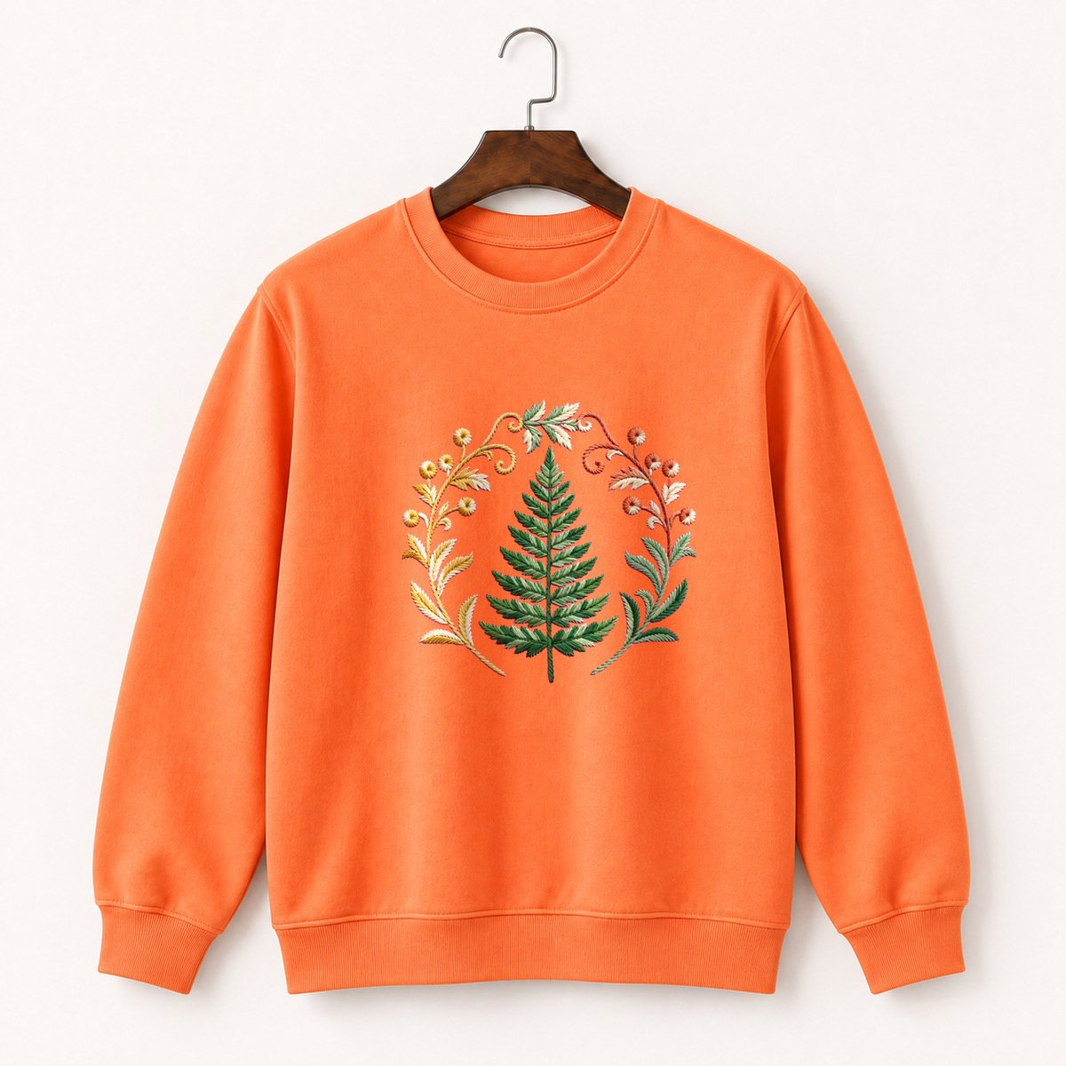 Fern Frond Crewneck Sweatshirt 3