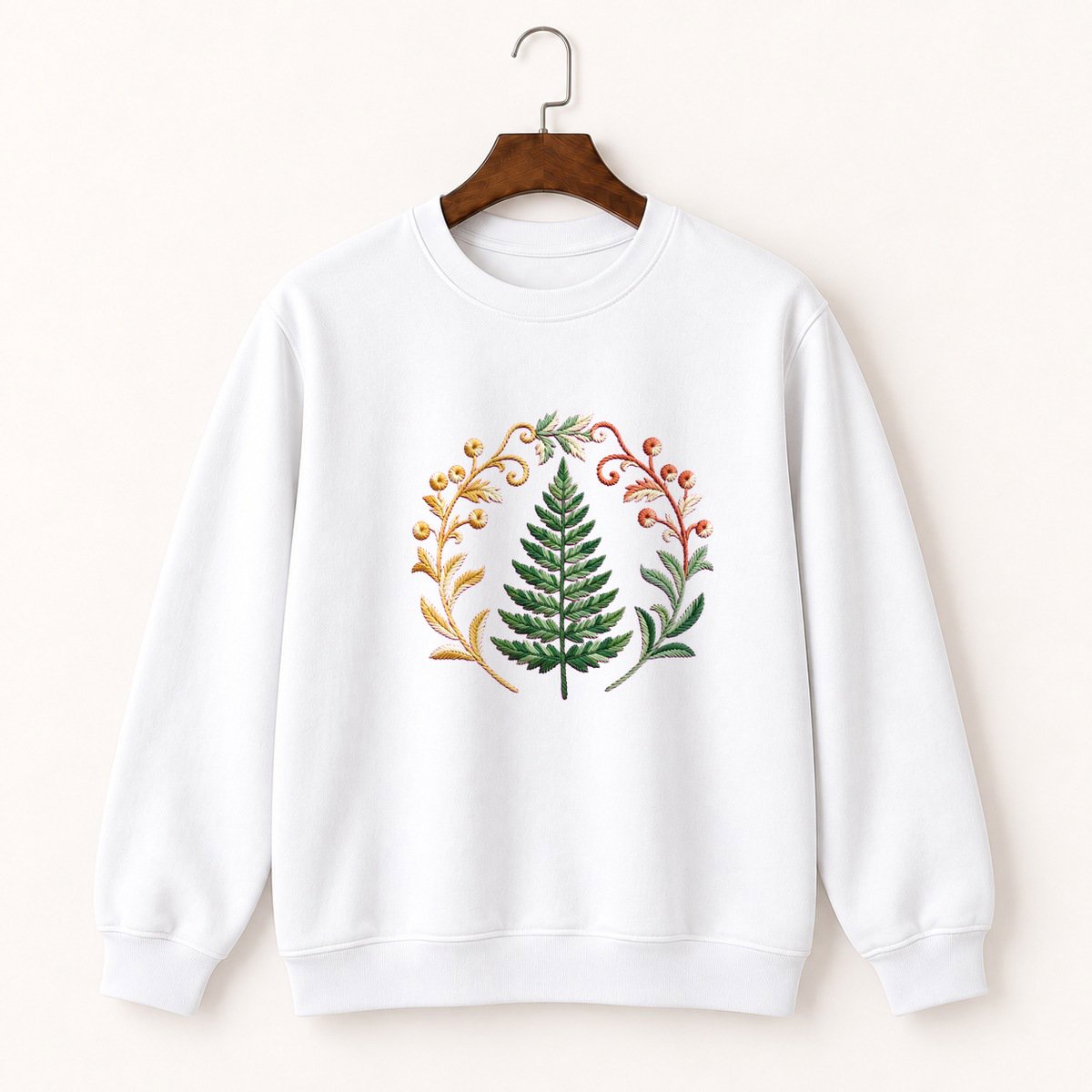 Fern Frond Crewneck Sweatshirt 5