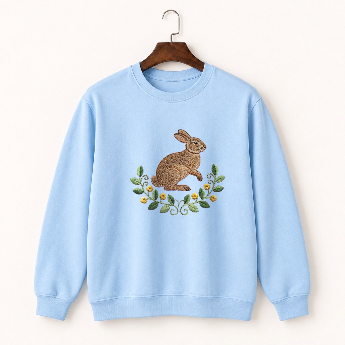 Eastern Cottontail Rabbit Crewneck Sweatshirt 1