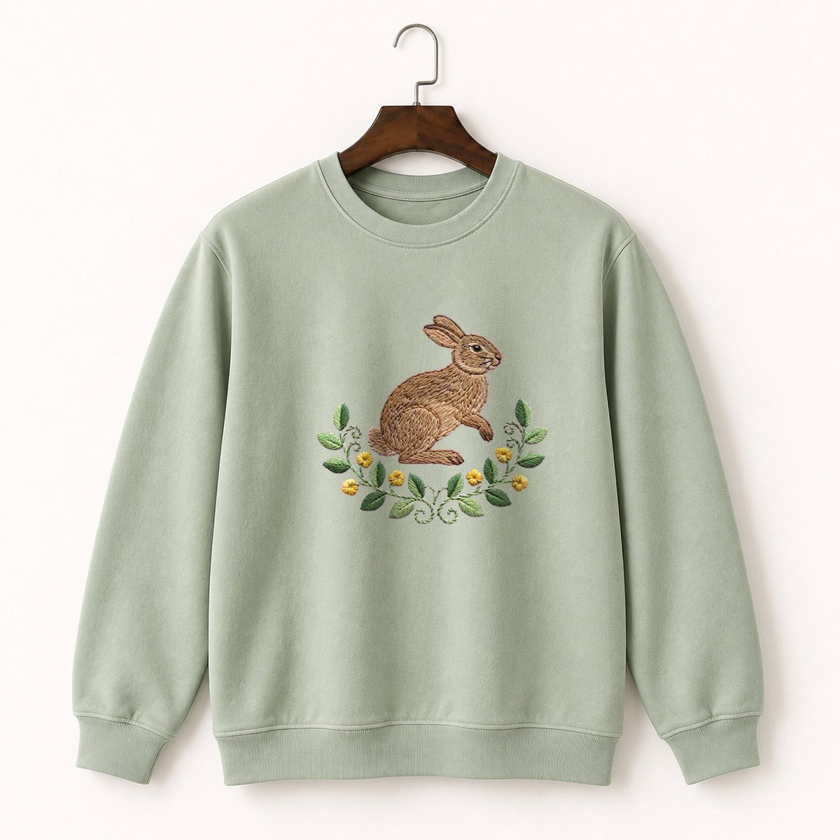 Eastern Cottontail Rabbit Crewneck Sweatshirt 2