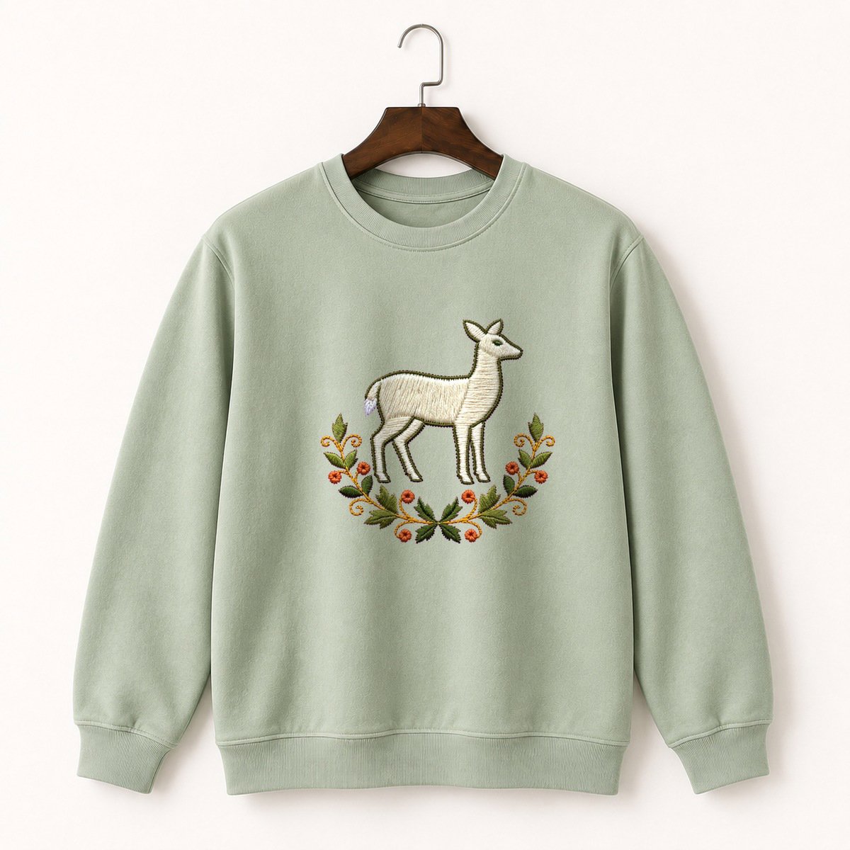 White-Tailed Deer Crewneck Sweatshirt 2