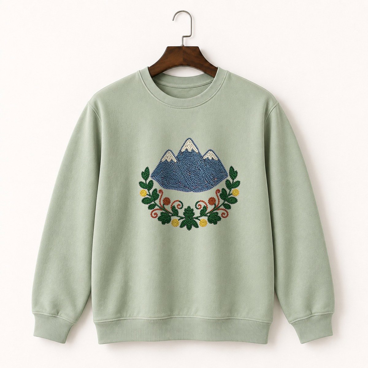 Olympic Mountains Crewneck Sweatshirt 2