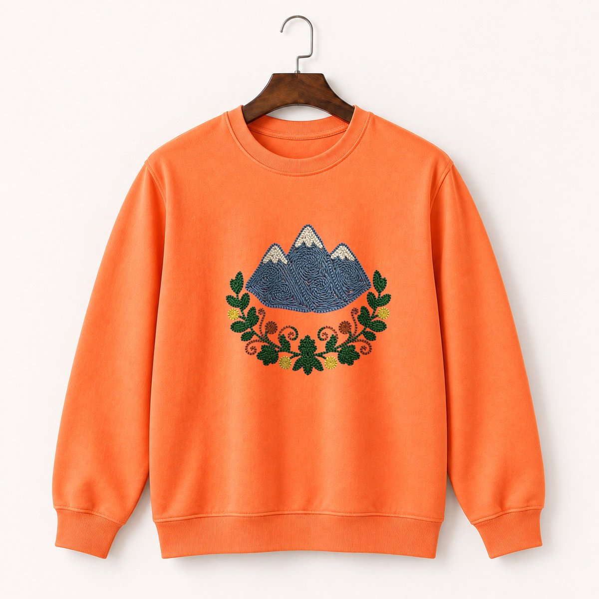 Olympic Mountains Crewneck Sweatshirt 3