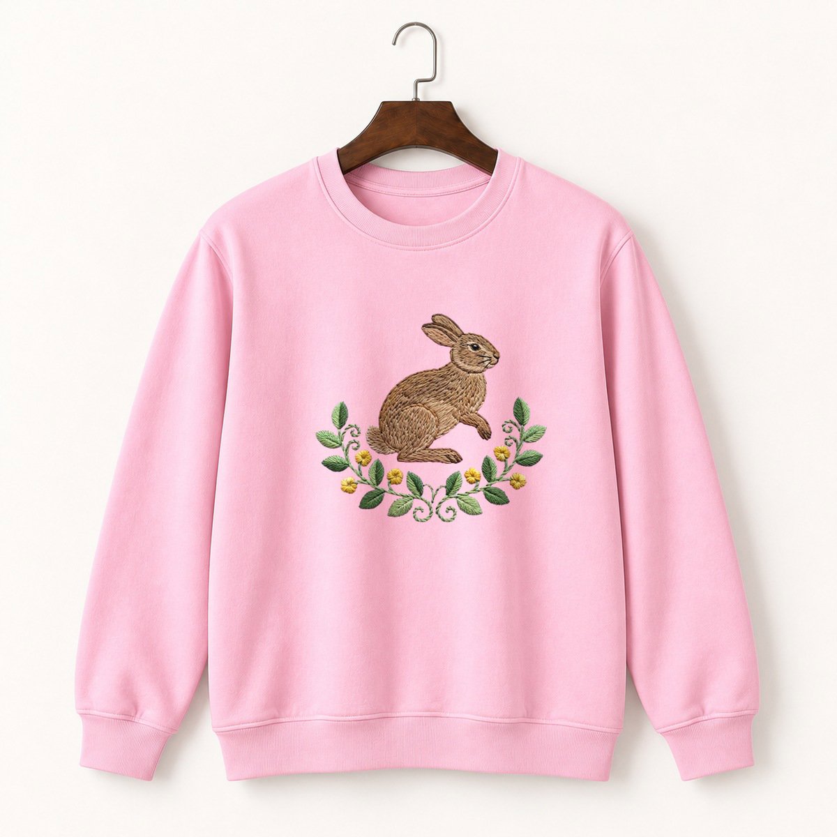 Eastern Cottontail Rabbit Crewneck Sweatshirt 4