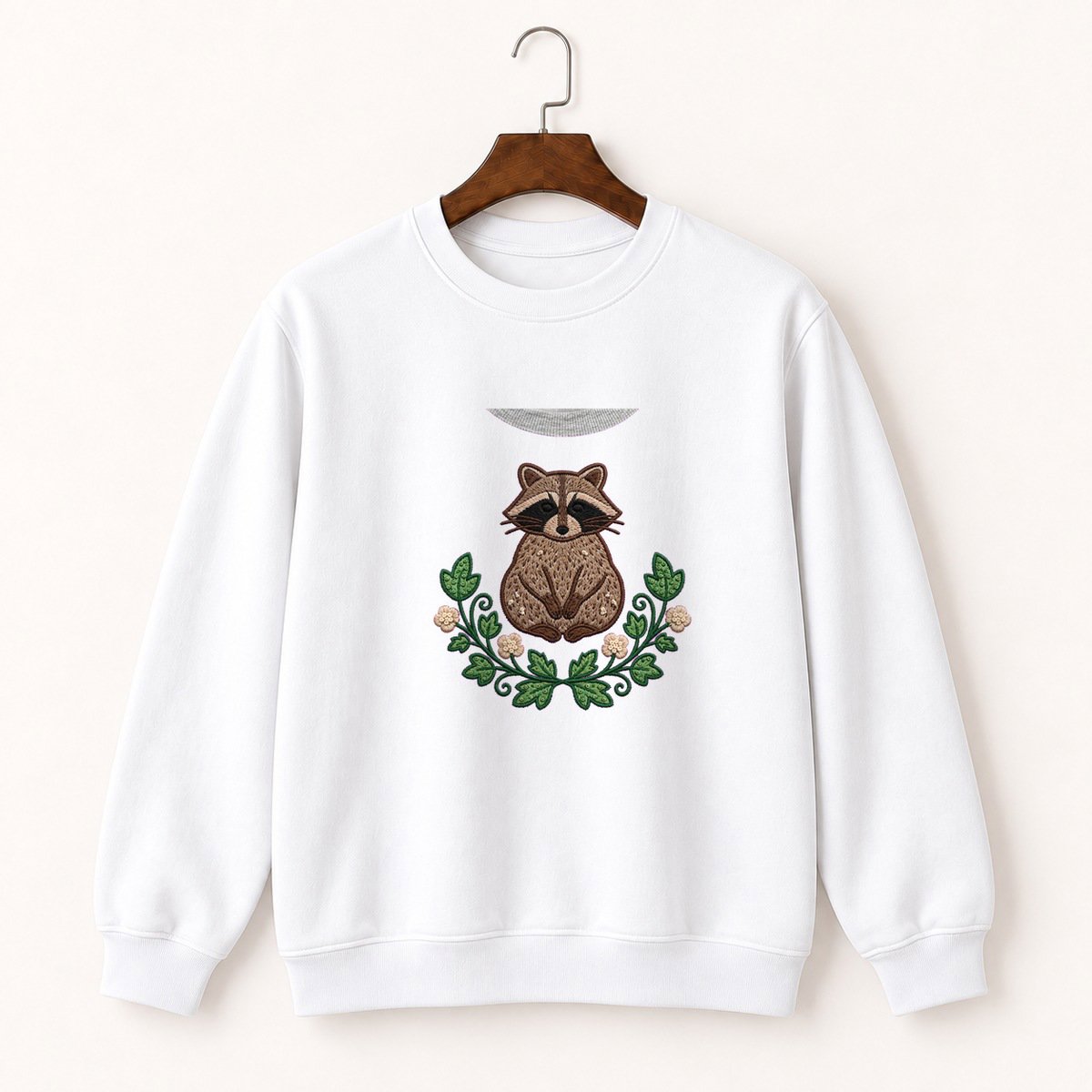 Raccoon Crewneck Sweatshirt 5