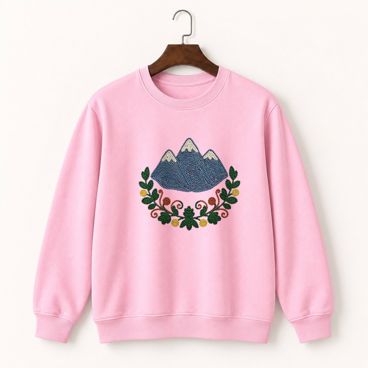 Olympic Mountains Crewneck Sweatshirt 4