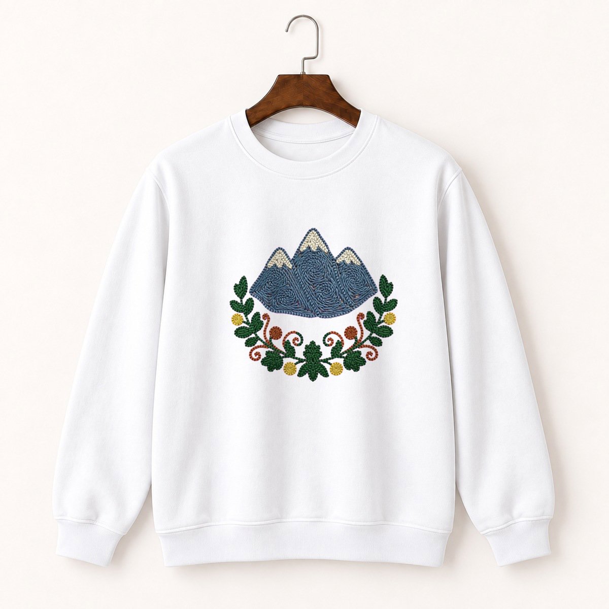 Olympic Mountains Crewneck Sweatshirt 5