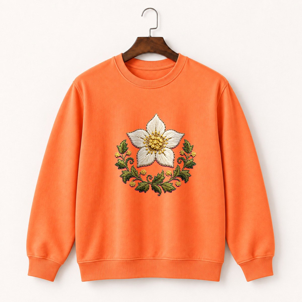 Edelweiss Flower Crewneck Sweatshirt 3