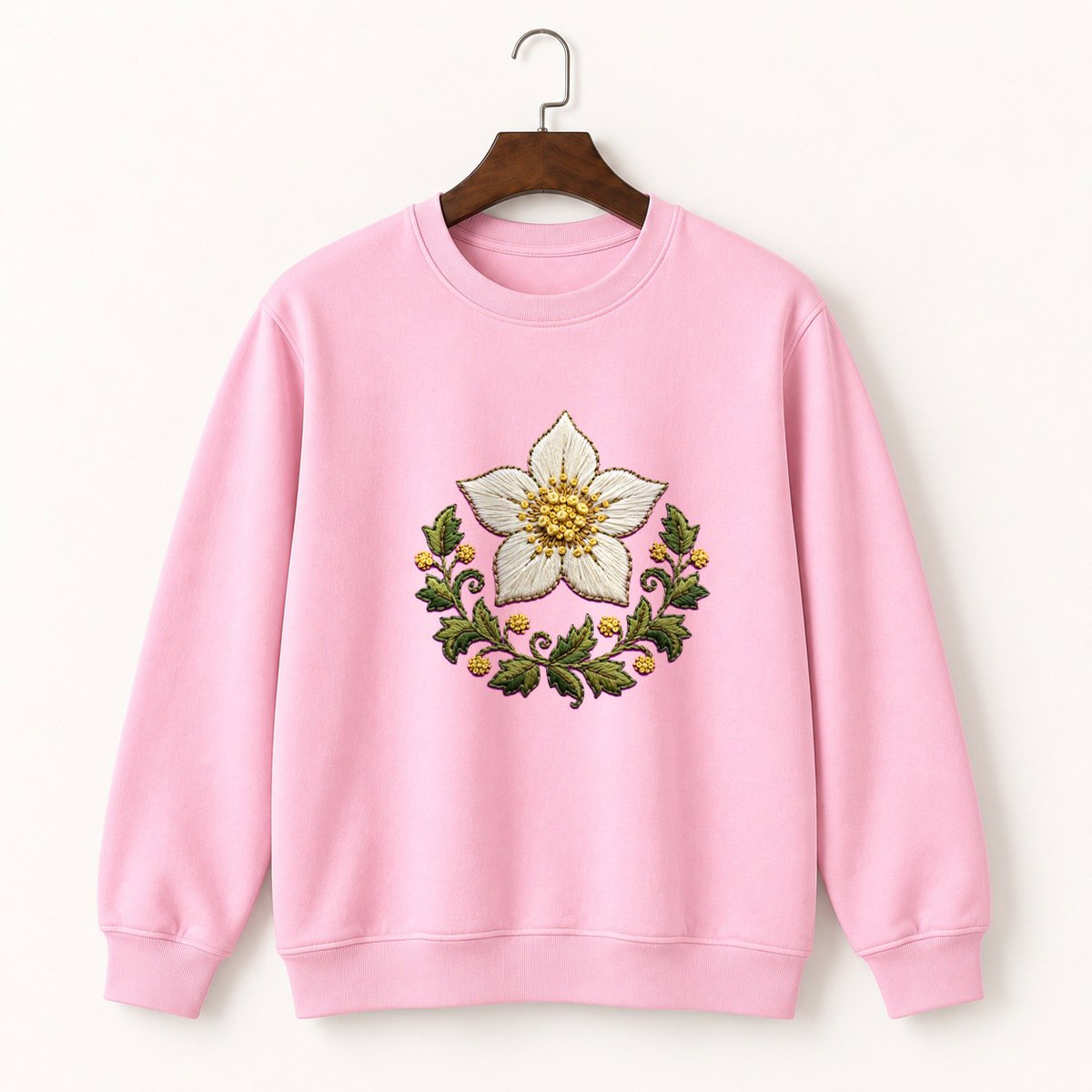 Edelweiss Flower Crewneck Sweatshirt 4