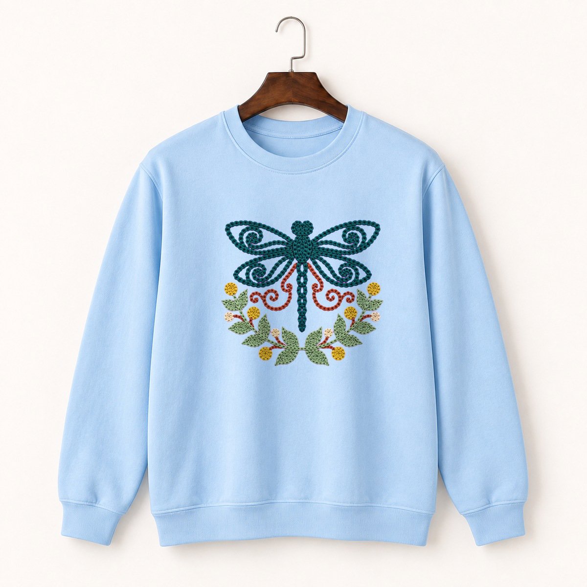 Dragonfly Crewneck Sweatshirt 1