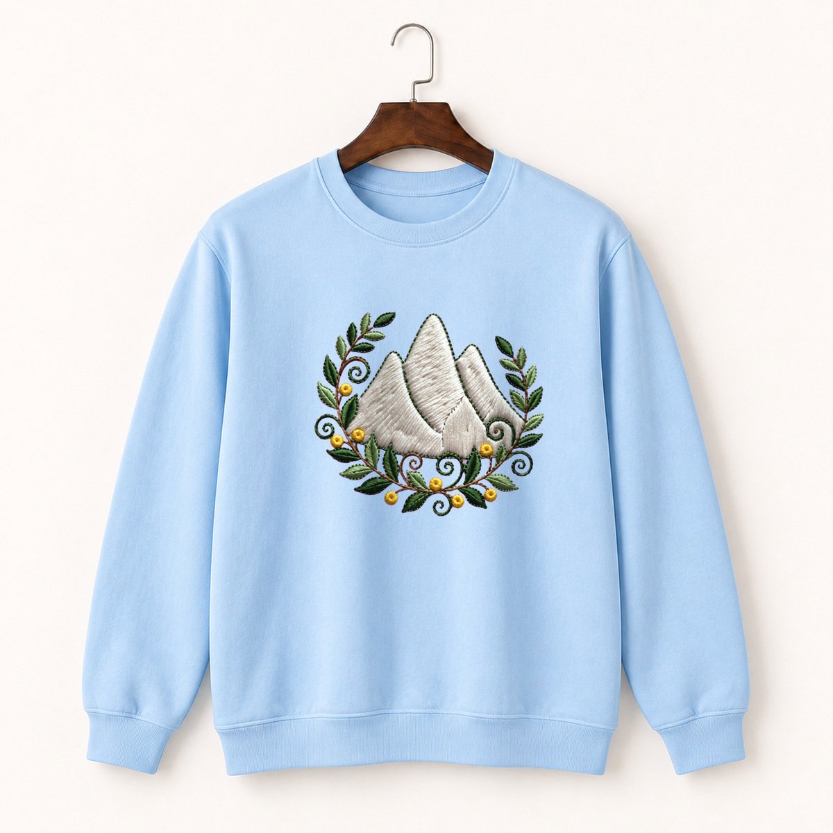 Grand Teton Mountain Crewneck Sweatshirt 1