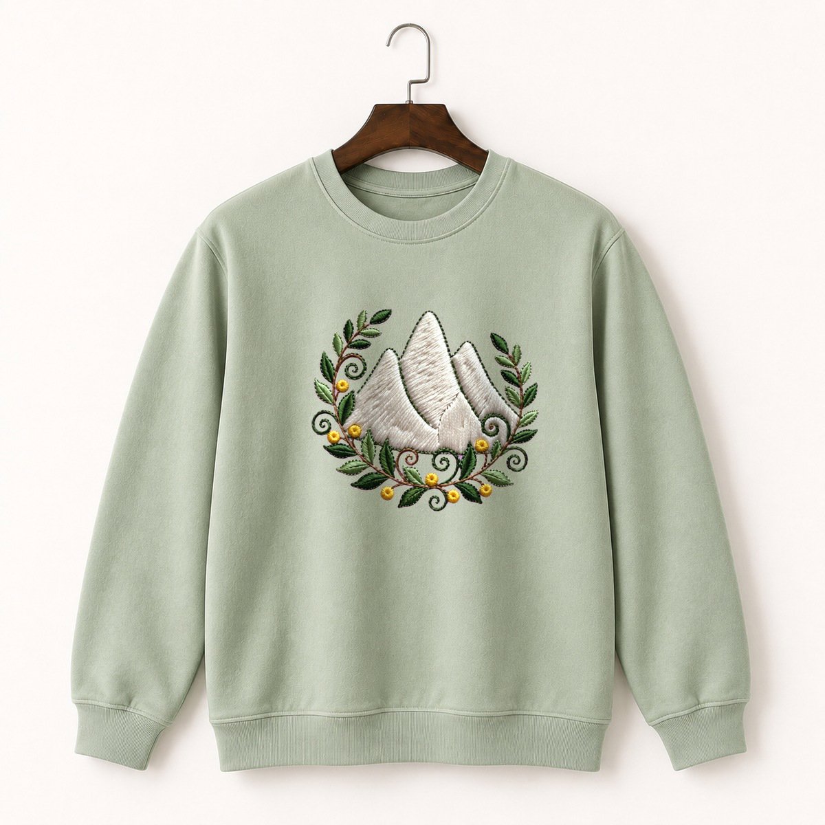 Grand Teton Mountain Crewneck Sweatshirt 2