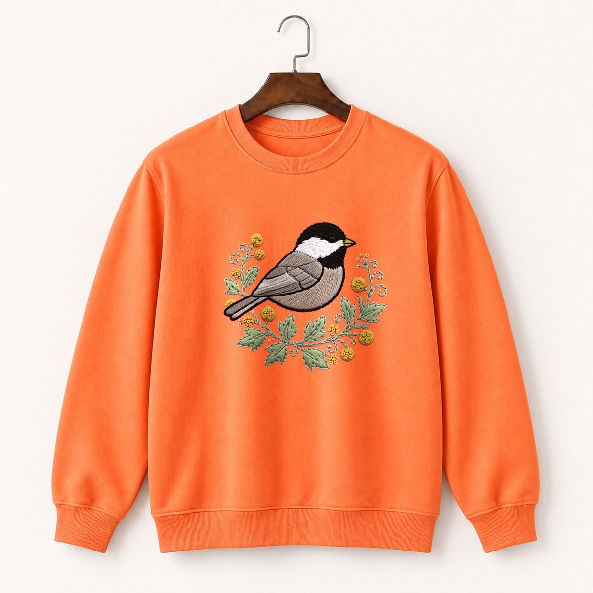 Black-Capped Chickadee Crewneck Sweatshirt 3